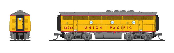 Broadway Limited 7741 - EMD F3B w/ Paragon4 Sound/DC/DCC Union Pacific (UP) 1406B - N Scale