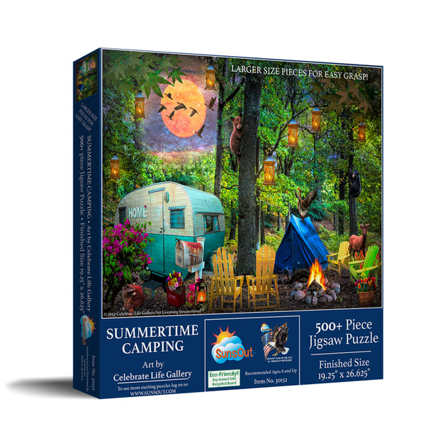 SunsOut 30152 - Summertime Camping Jigsaw Puzzle