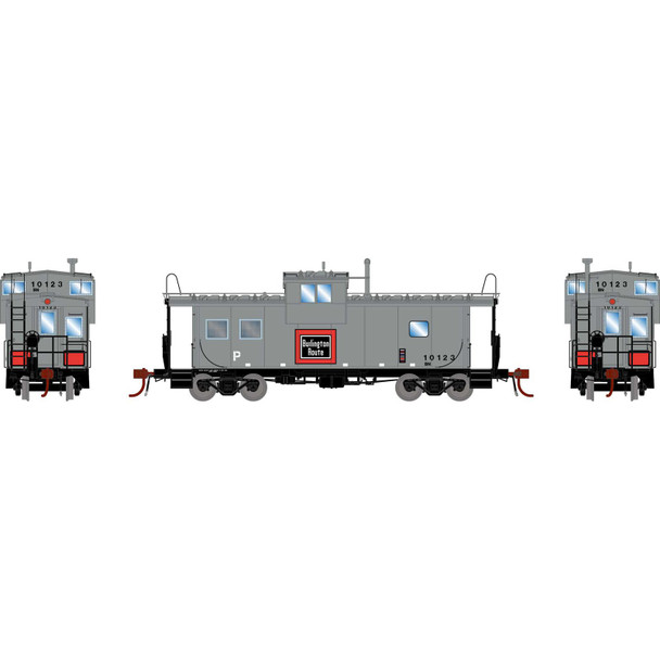 Athearn Genesis 78566 - ICC Caboose w/ Lights Burlington Northern (BN) 10123 - HO Scale