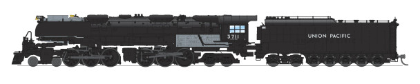 PRE-ORDER: Broadway Limited 6983 - ALCO 4-6-6-4 Challenger w/ Paragon4 Sound/DC/DCC/Smoke Union Pacific (UP) 3714 - N Scale