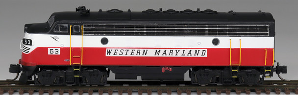 InterMountain 69294(S)-03 - EMD F7A w/ LokSound 5 Sound & DCC Western Maryland (WM) 7151 - N Scale