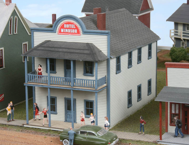 American Model Builders 143 - Windsor Hotel - HO Scale Kit