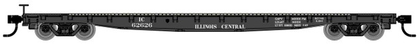 Walthers Mainline 910-6613 - 53' GSC Flatcar Illinois Central (IC) 62626 - HO Scale