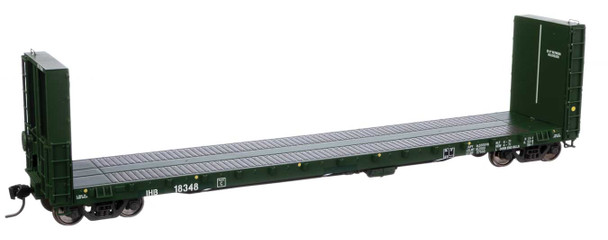 Walthers Proto 920-104359 - 50' CC&F Bulkhead Flatcar Indiana Harbor Belt (IHB) 18348 - HO Scale