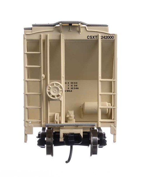 Walthers Mainline 910-7978 - 37' 2980 2-Bay Covered Hopper CSX (CSXT) 242000 - HO Scale