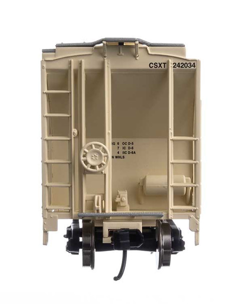 Walthers Mainline 910-7979 - 37' 2980 2-Bay Covered Hopper CSX (CSXT) 242034 - HO Scale