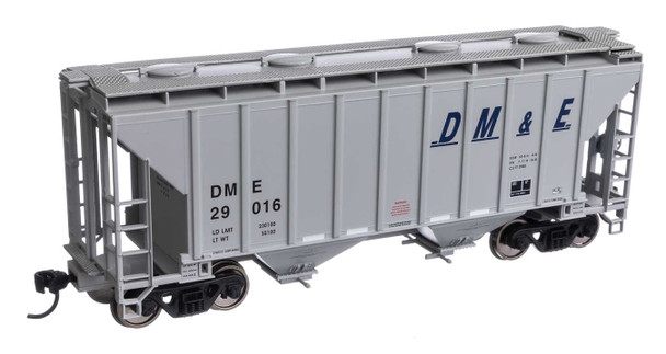 Walthers Mainline 910-7982 - 37' 2980 2-Bay Covered Hopper Dakota, Minnesota & Eastern (DME) 29016 - HO Scale