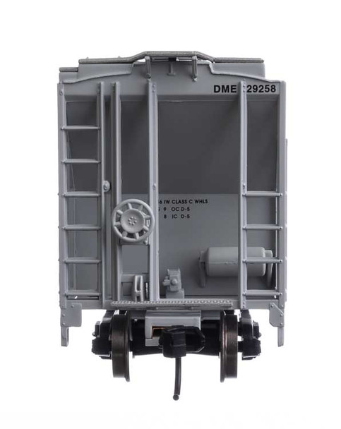 Walthers Mainline 910-7984 - 37' 2980 2-Bay Covered Hopper Dakota, Minnesota & Eastern (DME) 29258 - HO Scale