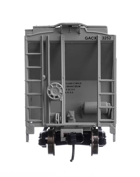 Walthers Mainline 910-7987 - 37' 2980 2-Bay Covered Hopper GATX (GACX) 3252 - HO Scale