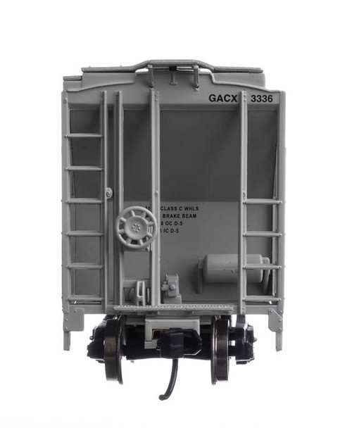 Walthers Mainline 910-7989 - 37' 2980 2-Bay Covered Hopper GATX (GACX) 3336 - HO Scale