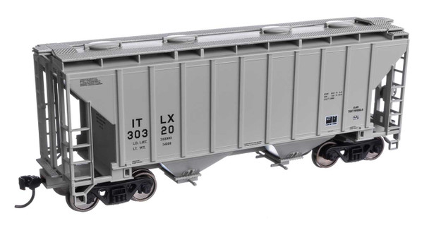 Walthers Mainline 910-7993 - 37' 2980 2-Bay Covered Hopper GE Rail Services (ITLX) 30320 - HO Scale