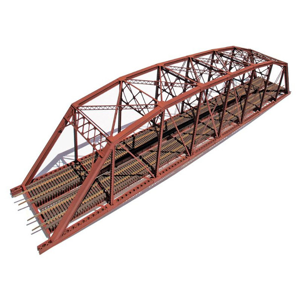 Central Valley 1900 - 200ft Double Track Heavy-Duty Laced Parker Truss Bridge Kit - HO Scale