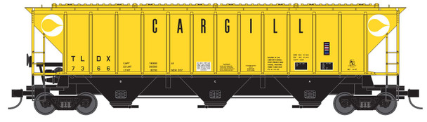 Trainworx 24455-05 - PS4427 Covered Hopper Cargill (TLDX) 7734 - N Scale
