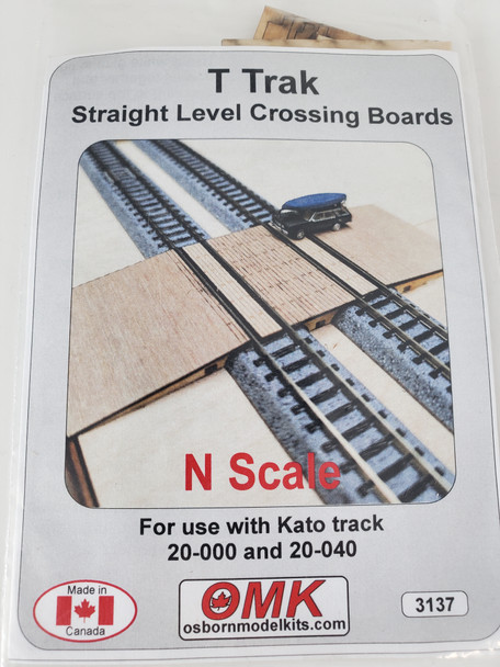 Osborn Models 3137 - Straight Level Crossing Boards  - N Scale