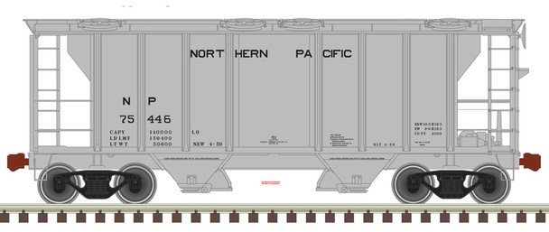 Atlas 50005908 - PS-2 Covered Hopper Northern Pacific (NP) 75446 - N Scale