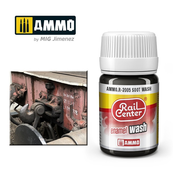 AMMO by Mig R-2005 - Soot Wash (35 Ml)