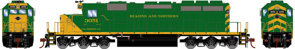 PRE-ORDER: Athearn 1254 - EMD SD40-2 w/ DCC and Sound Reading & Northern (RBMN) 3051 - HO Scale