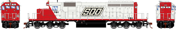 PRE-ORDER: Athearn 1256 - EMD SD40-2 w/ DCC and Sound Soo Line (SOO) 781 - HO Scale