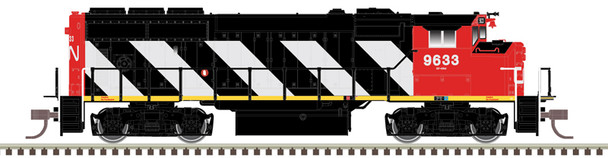 PRE-ORDER: Atlas 10004403 - EMD GP40-2W DC Silent Canadian National (CN) 9658 - HO Scale