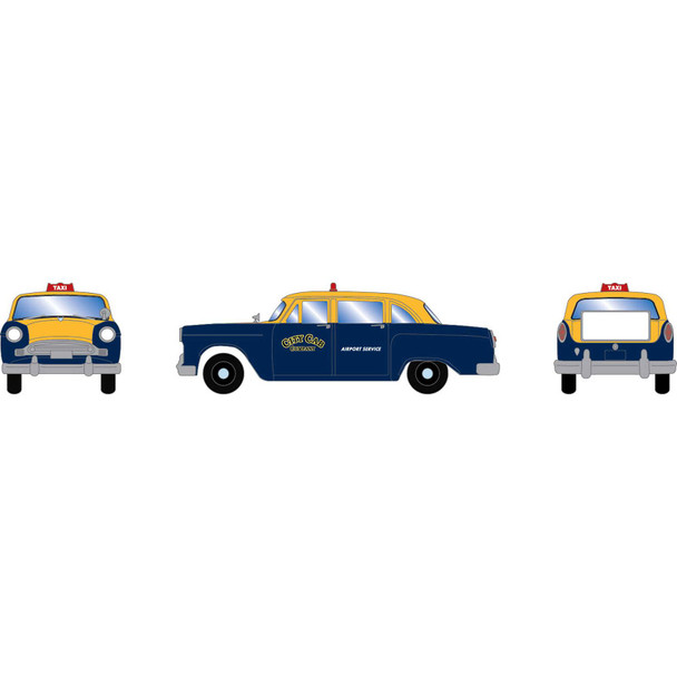 Athearn 74120 - 1950s Taxi, City Cab Company  - HO Scale