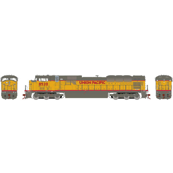 Athearn Genesis 27223 - EMD SD90MAC-H Phase I DC Silent Union Pacific (UP) 8520 - HO Scale