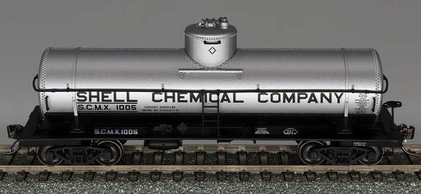 InterMountain 46219-01 - 10,000 Gallon Tank Car - Shell Chemical Company SCMX 1005 - HO Scale