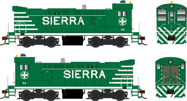 PRE-ORDER: Bowser 25485 - Baldwin S-12 DC Silent Sierra Northern Railway (SERA) 42 - HO Scale