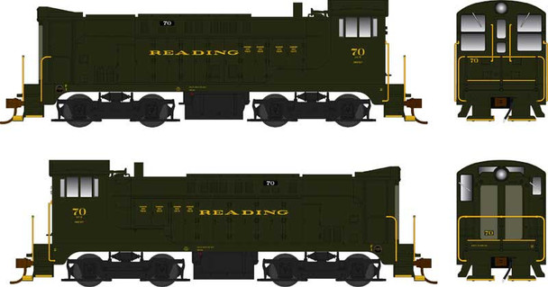 PRE-ORDER: Bowser 25512 - Baldwin VO-660 w/ DCC and Sound Reading (RDG) 70 - HO Scale