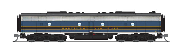 PRE-ORDER: Broadway Limited 8843 - EMD E8B DC Silent Baltimore & Ohio (B&O) 53X - N Scale