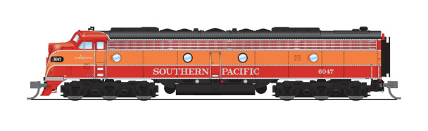 PRE-ORDER: Broadway Limited 8853 - EMD E9A DC Silent Southern Pacific (SP) 6052 - N Scale