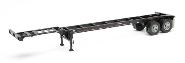 Walthers SceneMaster 949-4553 - 40' Container Chassis (2-Pack) Black  - HO Scale