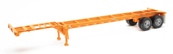 Walthers SceneMaster 949-4552 - 40' Container Chassis (2-Pack) Orange  - HO Scale