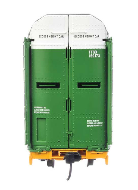 Walthers Proto 920-101502 - 89' Thrall Bi-Level Auto Rack Burlington Northern (BN) TTGX 159173 - HO Scale