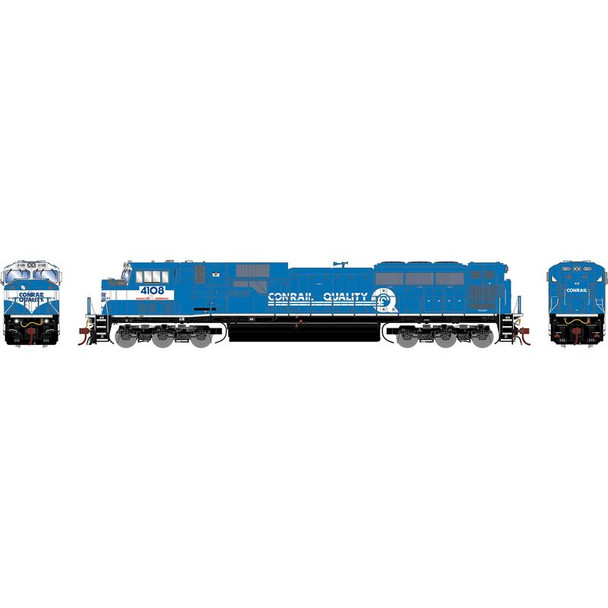 Athearn Genesis 28081 - EMD SD80MAC DC Silent Conrail (CR) 4108 - HO Scale