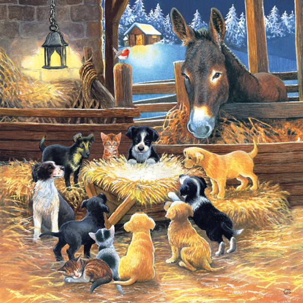 SunsOut 39535 - Baryard Nativity Jigsaw Puzzle  -