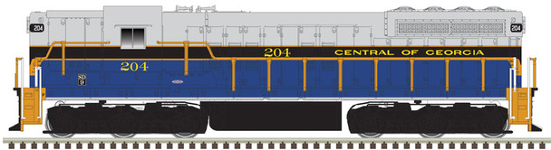 Atlas 40005310 - EMD SD9 DC Silent Central of Georgia Railroad (CG) 204 - N Scale