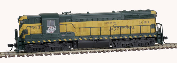 Atlas 40005322 - EMD SD7 w/ DCC and Sound Chicago & Northwestern (CNW) 1663 - N Scale