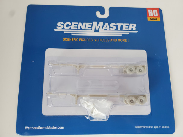 Walthers SceneMaster 949-4550 - 40' Container Chassis (2-Pack) Undecorated  - HO Scale