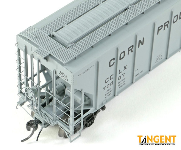 Tangent Scale Models 21032-04 - PS4427 High Side Covered Hopper Corn Products (CCLX) 70007 - HO Scale