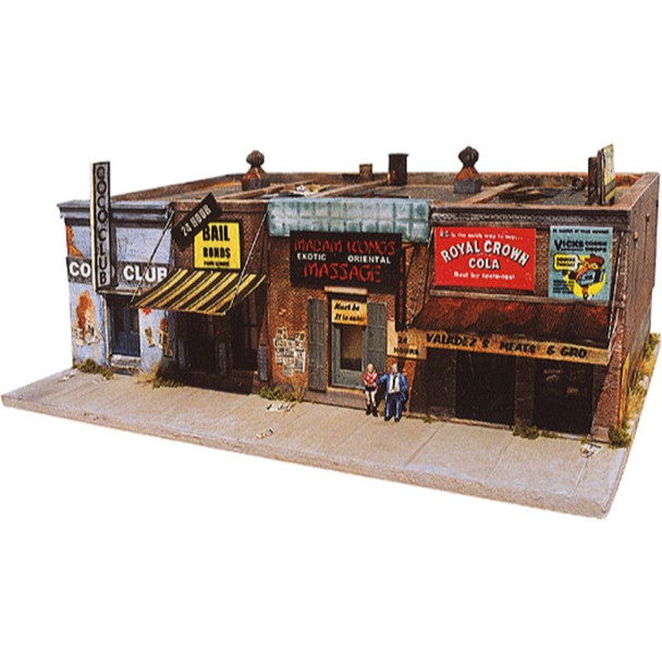 Downtown Deco 1002 - Addams Avenue - Part Two    - HO Scale Kit