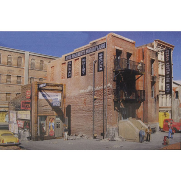 Downtown Deco 1032 - Skid Row Part 2    - HO Scale Kit