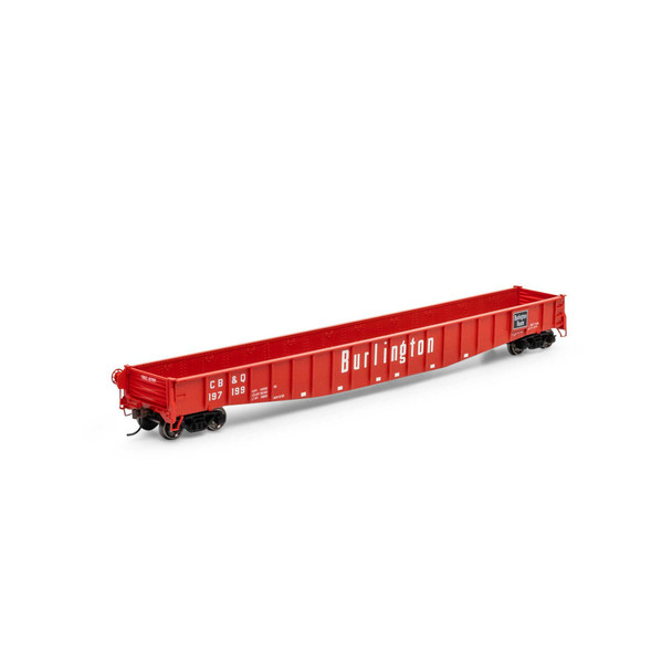 Athearn RTR 82967 - 65'6 Mill Gondola Chicago, Burlington & Quincy (CB&Q) 197199 - HO Scale