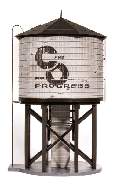 Broadway Limited 7915 - Operating Water Tower w/ Sound Chesapeake & Ohio (C&O)  - HO Scale