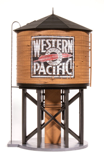 Broadway Limited 7925 - Operating Water Tower w/ Sound Western Pacific (WP)  - HO Scale