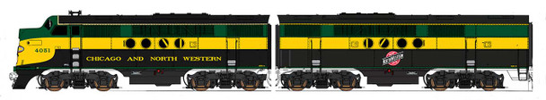 PRE-ORDER: InterMountain 69009(S)-03 - EMD FT Set (DCC and Sound) Chicago & Northwestern (CNW) 4053-A/B - N Scale