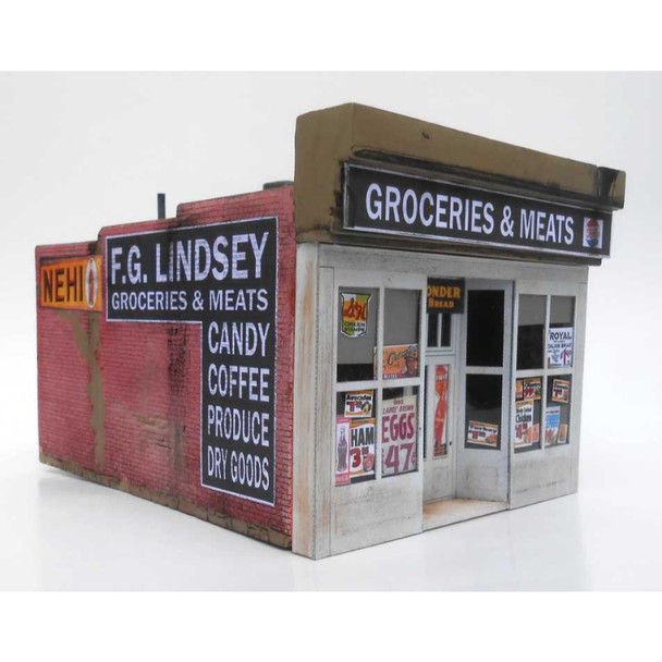 Downtown Deco 2024 - Lindsey's Grocery    - N Scale Kit