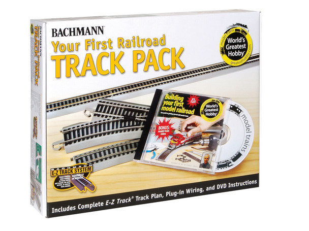 Bachmann 44596 - E-Z Track® Nickel Silver First Railroad Track Pack - HO Scale