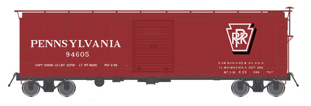 InterMountain 37202-13 - X-29 Boxcar - Shadow Keystone Pennsylvania (PRR)  94605 - HO Scale