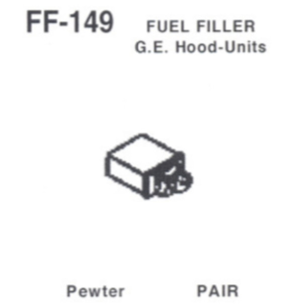 Details West 149 -  Fuel Filler: Ge Hood Units 4   - HO Scale