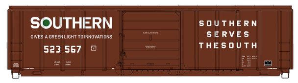 InterMountain 67524-01 - PS 5277 Cu. Ft. Exterior Post Boxcar Southern (SOU) 523077 - N Scale